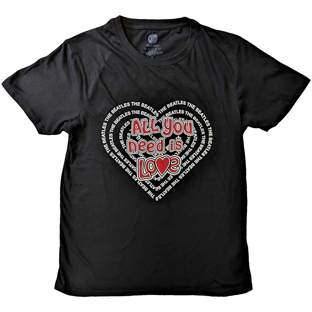 The Beatles All You Need Is Love Heart Mens T Shirt