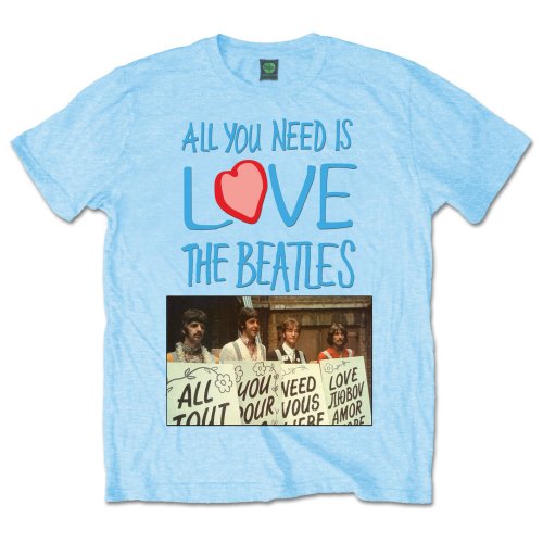 The Beatles All you need is love Play Cards Mens T Shirt