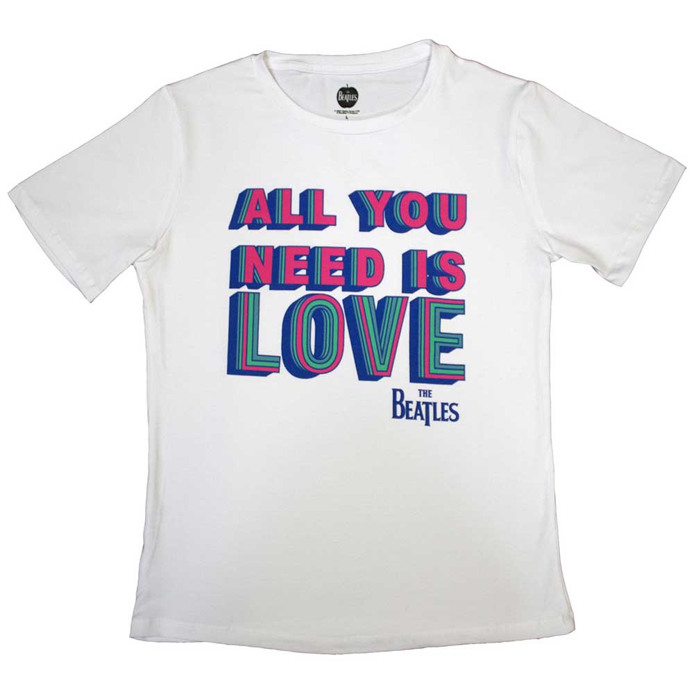 The Beatles All You Need Is Love Womens T Shirt