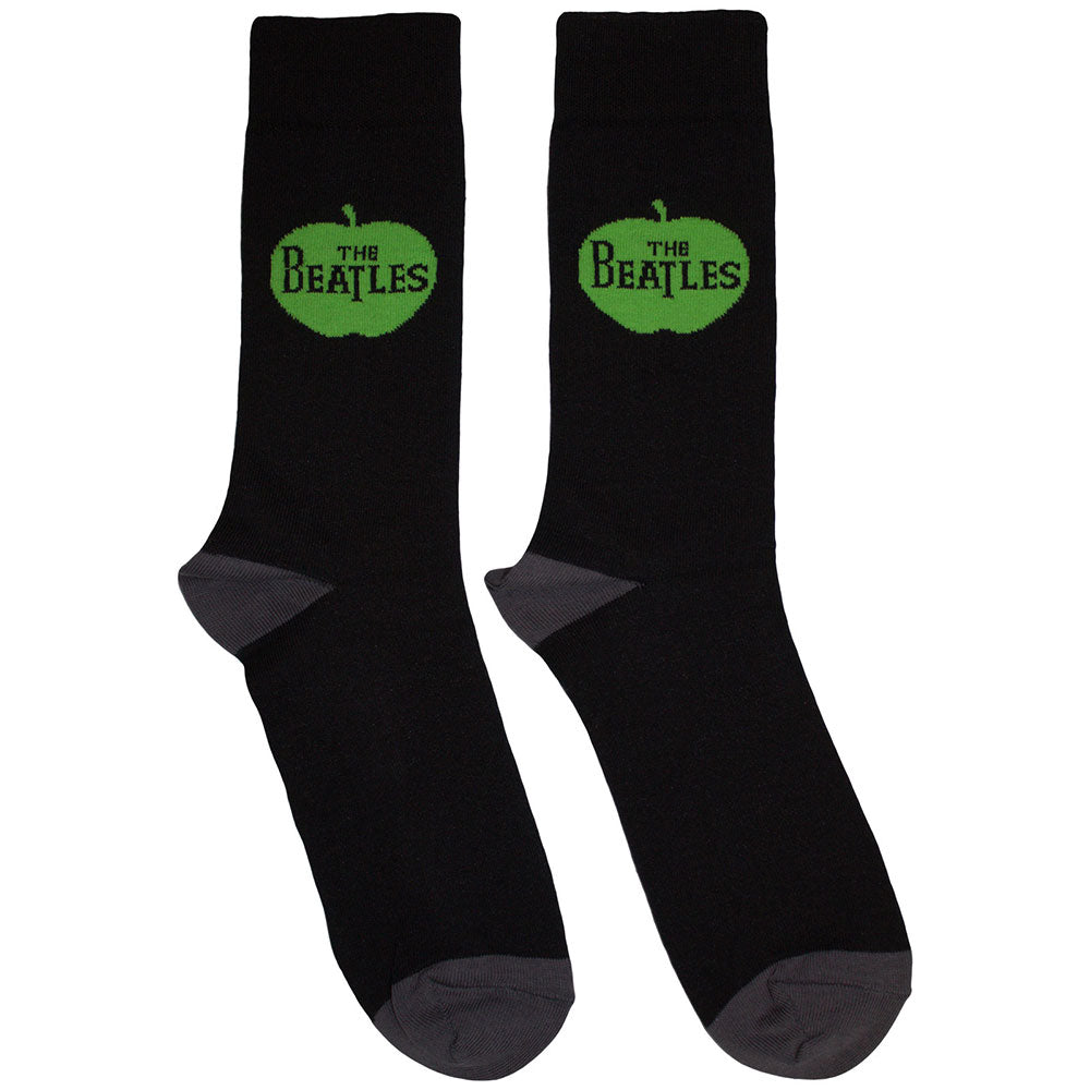The Beatles Apple Socks Black