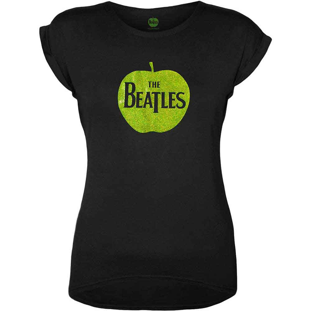 The Beatles Apple Logo Womens T Shirt