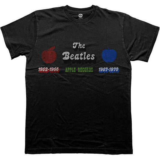 The Beatles Apple Years Red & Blue Mens T Shirt