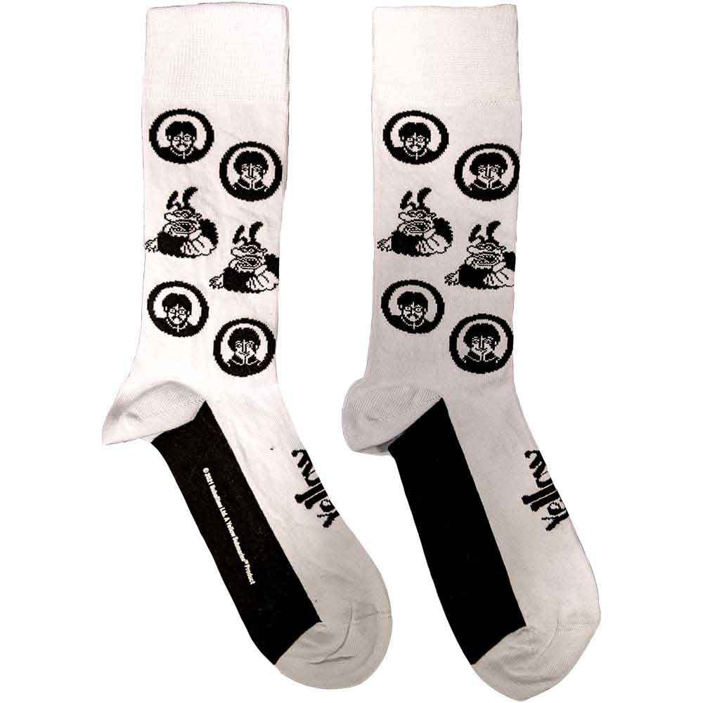 The Beatles Band & Meanies Monochrome Socks White