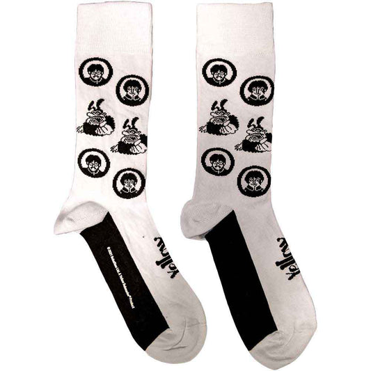 The Beatles Band & Meanies Monochrome Socks White
