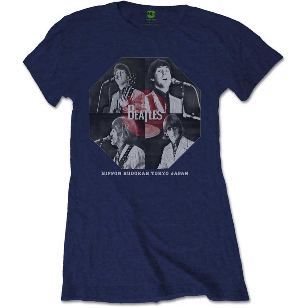 The Beatles Budokan Octagon Womens T Shirt