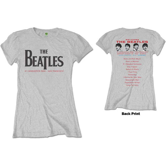 The Beatles Candlestick Park Womens T Shirt
