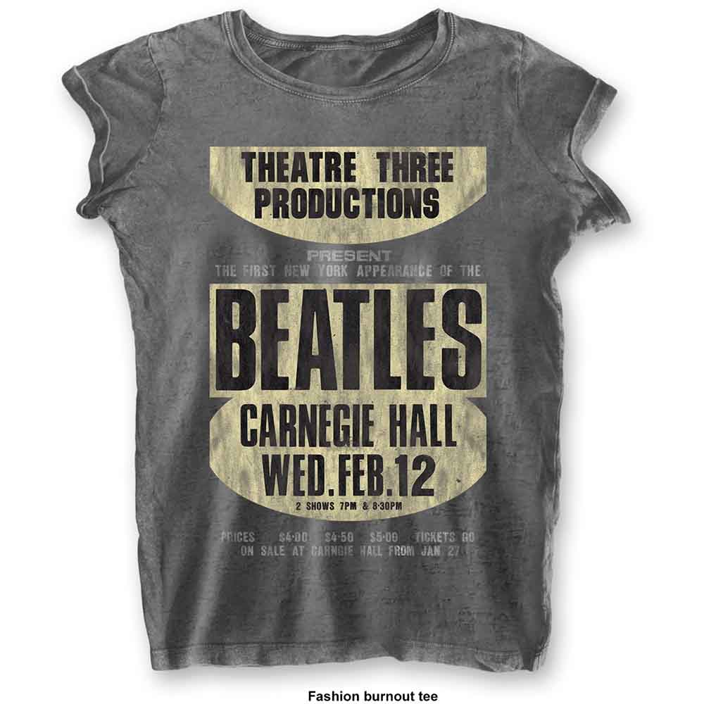 The Beatles Carnegie Hall Womens T Shirt