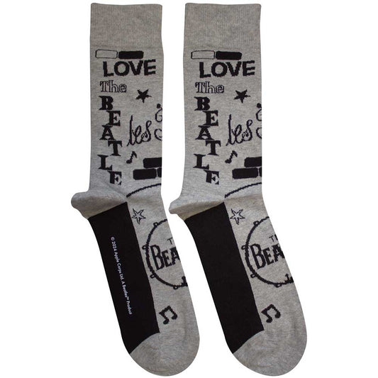 The Beatles Cavern Socks Grey