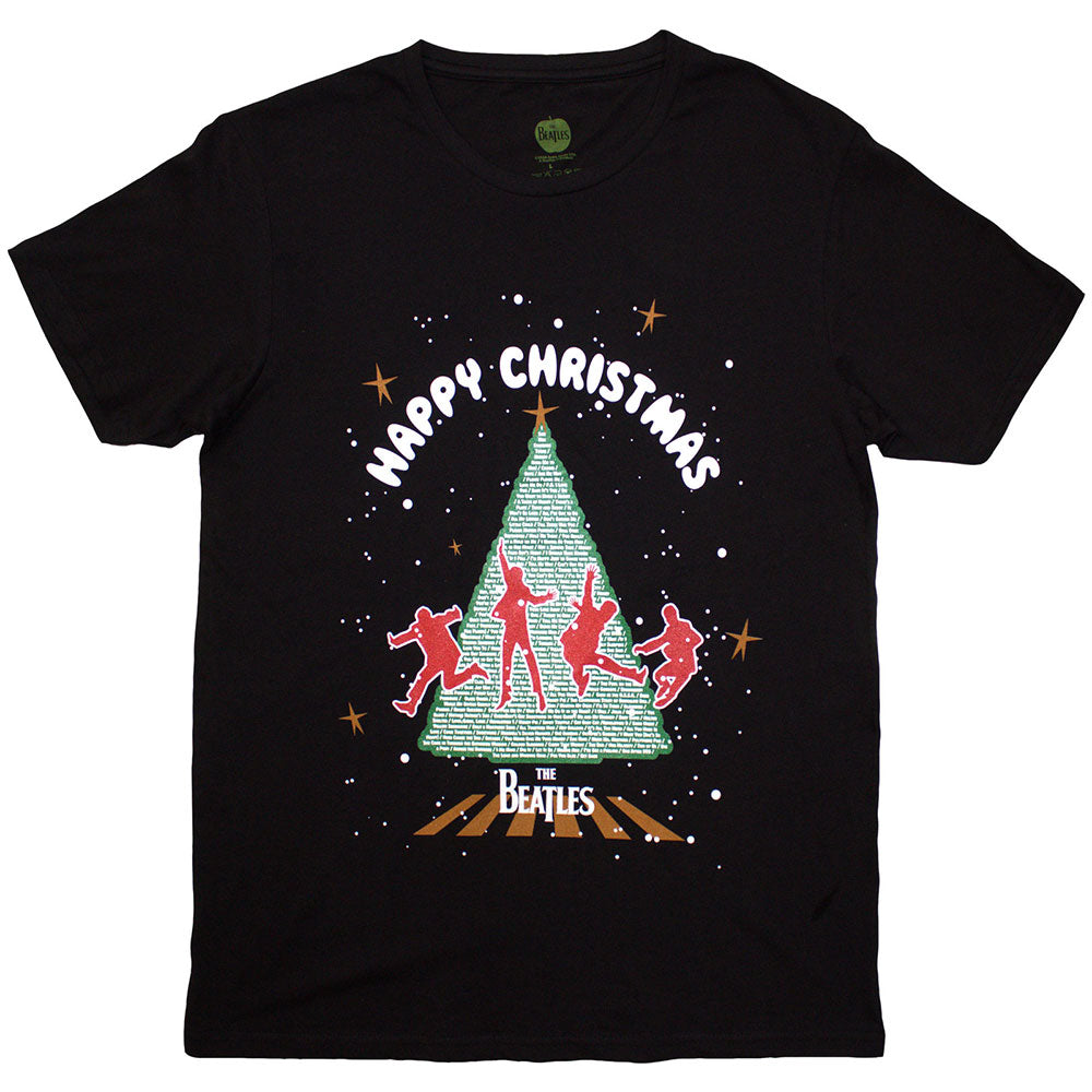 The Beatles Christmas Tree Mens T Shirt
