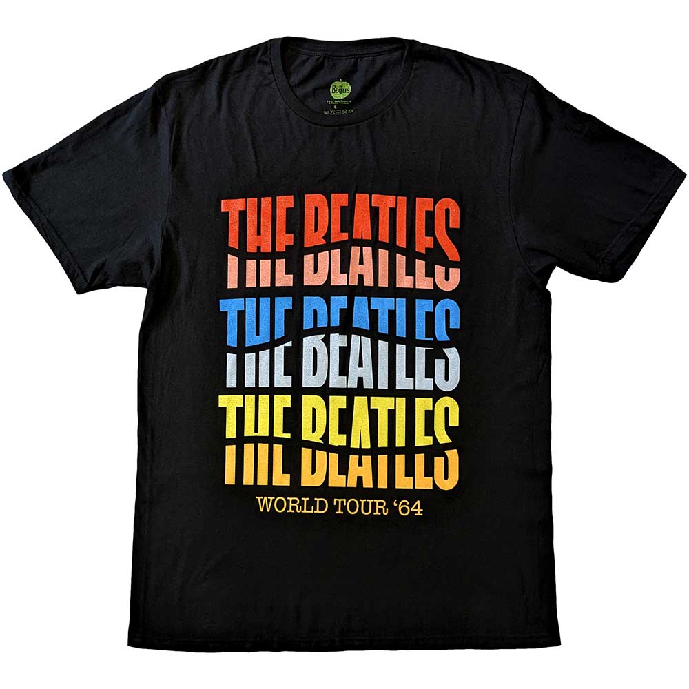The Beatles Colour Wave Mens T Shirt