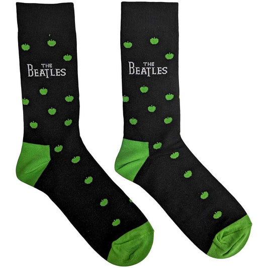 The Beatles Drop T & Apples Socks Black