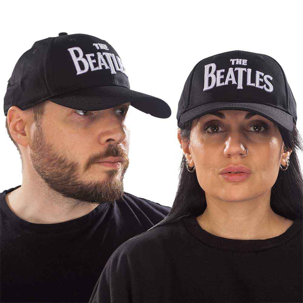 The Beatles Drop T Logo Hat Black