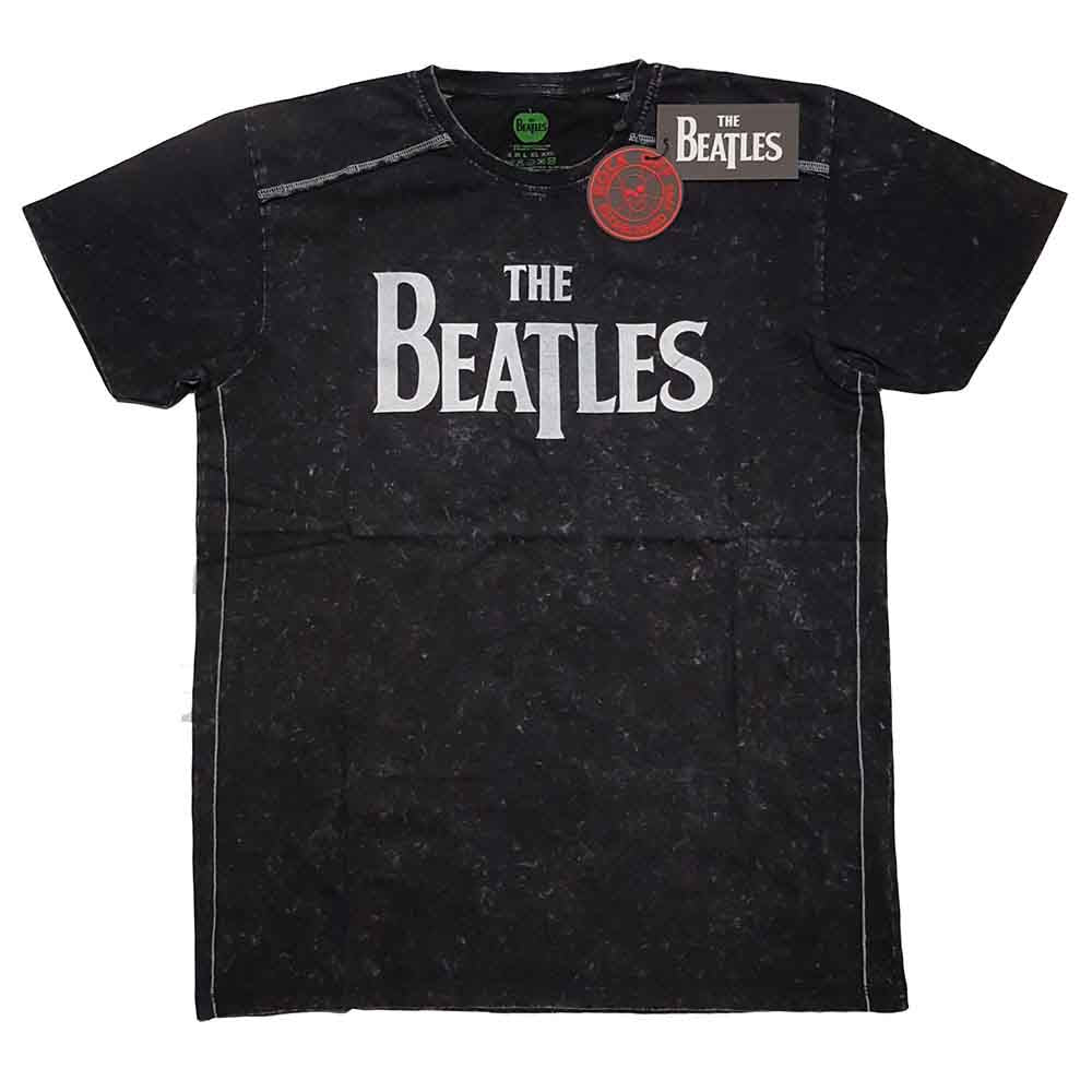 The Beatles Drop T Logo Mens T Shirt