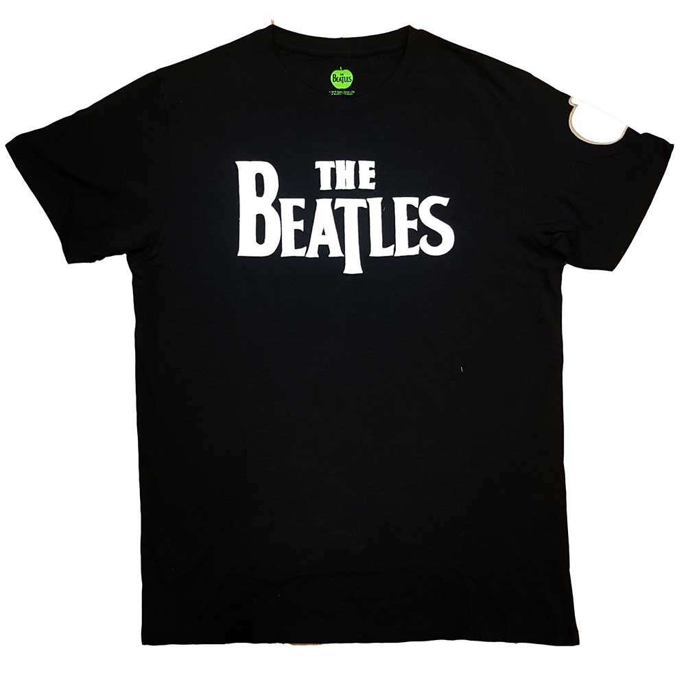 The Beatles Drop T Logo Mens T Shirt