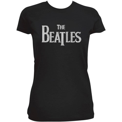 The Beatles Drop T Logo Womens T Shirt