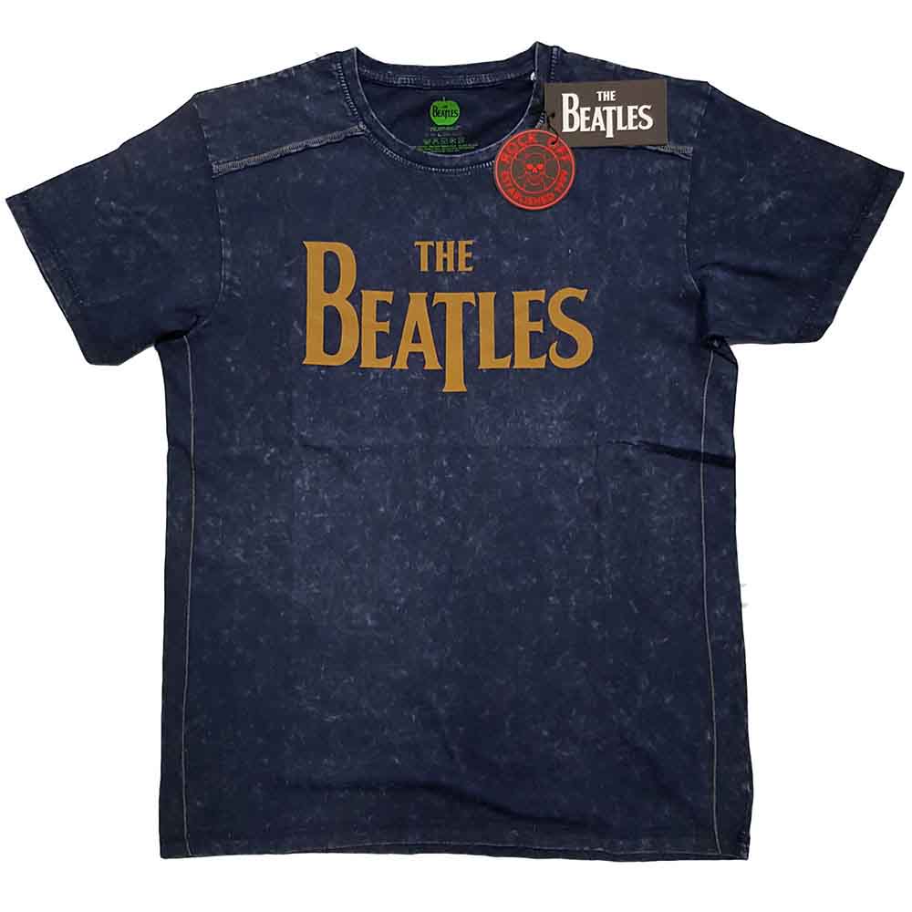The Beatles Drop T Logo Mens T Shirt