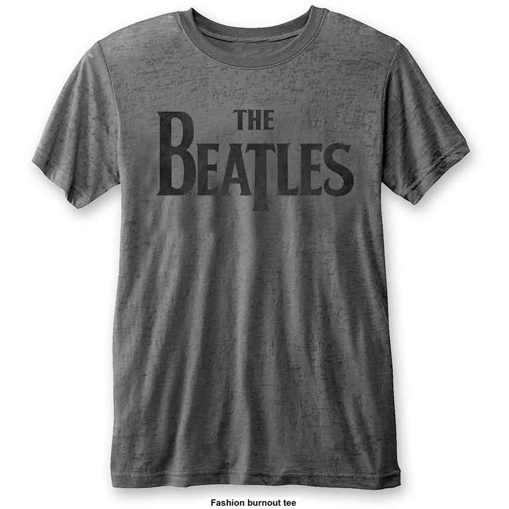 The Beatles Drop T Logo Mens T Shirt