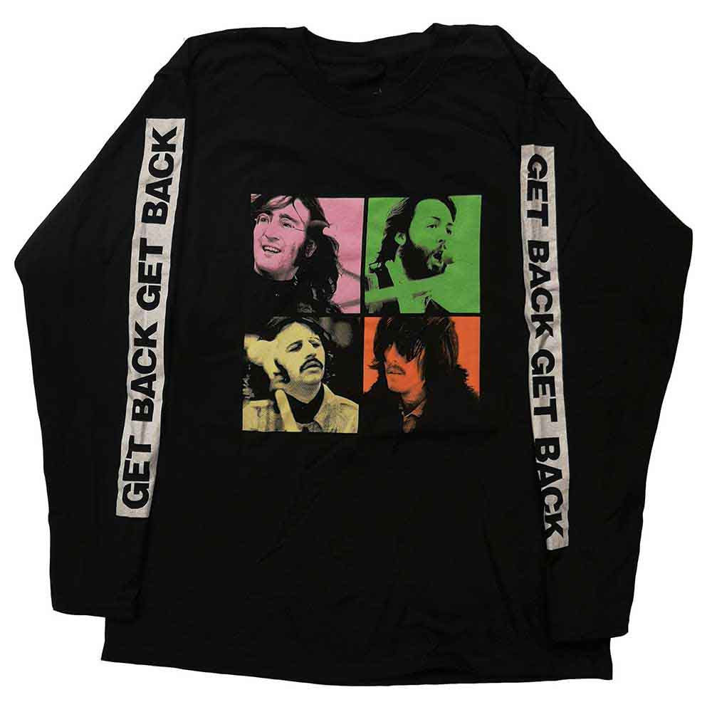 The Beatles Get Back Studio Shots Long Sleeve Shirt