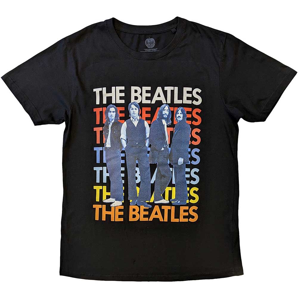 The Beatles Iconic Multicolour Mens T Shirt