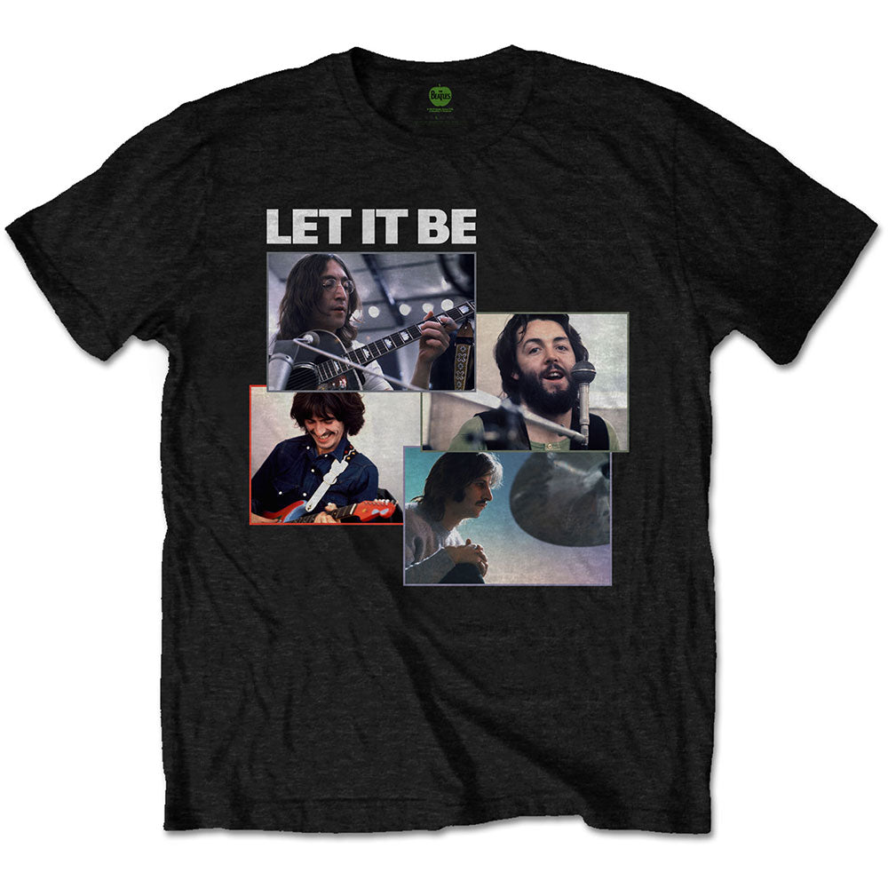 The Beatles Let It Be Recording Shots Mens T Shirt