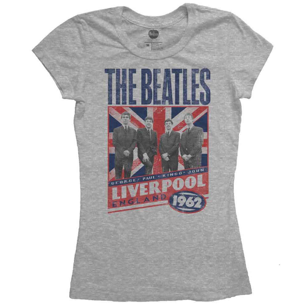 The Beatles Liverpool England 1962 Womens T Shirt