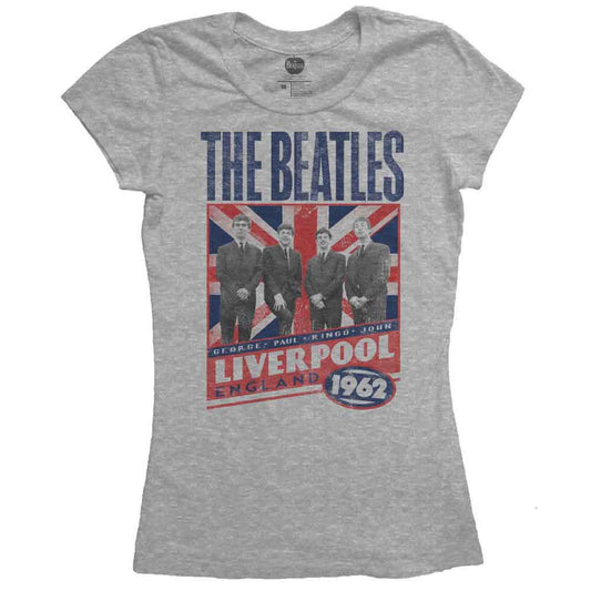 The Beatles Liverpool England 1962 Womens T Shirt