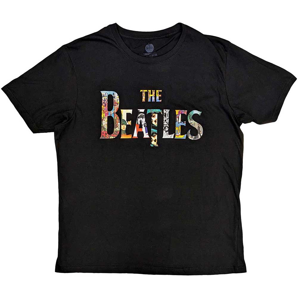 The Beatles Logo Treatment Mens T Shirt