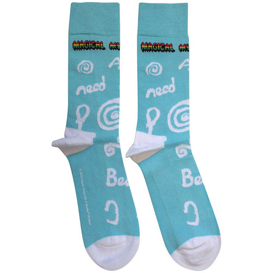 The Beatles Magical Mystery Tour All You Need Is Love Socks Blue