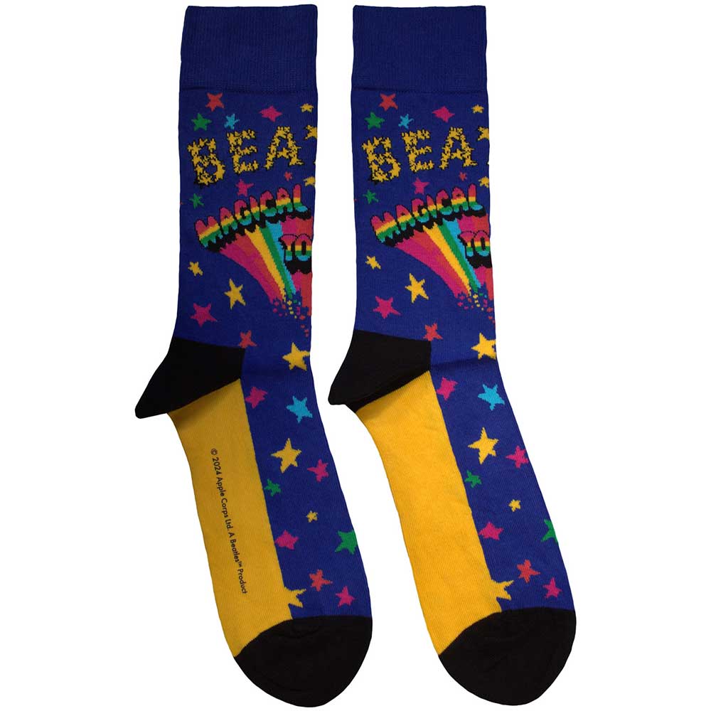 The Beatles Magical Mystery Tour Socks Blue