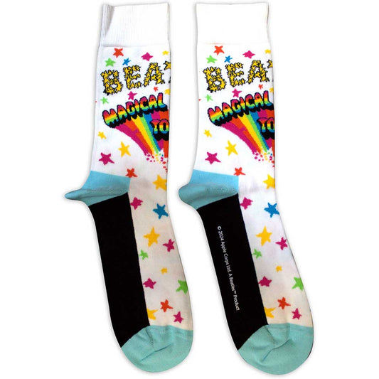 The Beatles Magical Mystery Tour Socks White