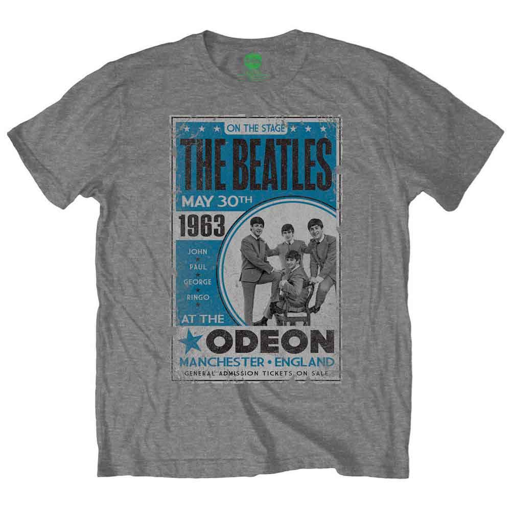 The Beatles Odeon Poster Mens T Shirt