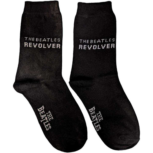 The Beatles Revolver Socks Black