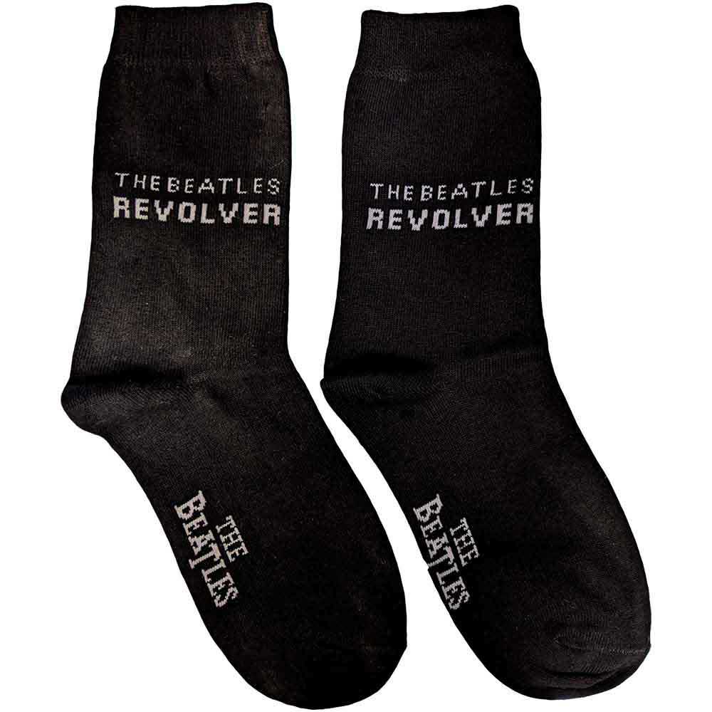 The Beatles Revolver Socks Black