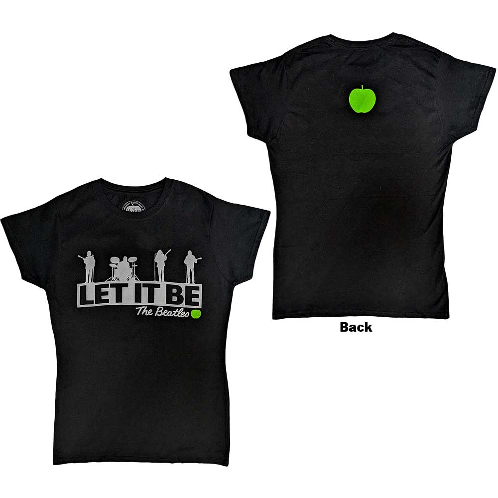 The Beatles Rooftop Womens T Shirt