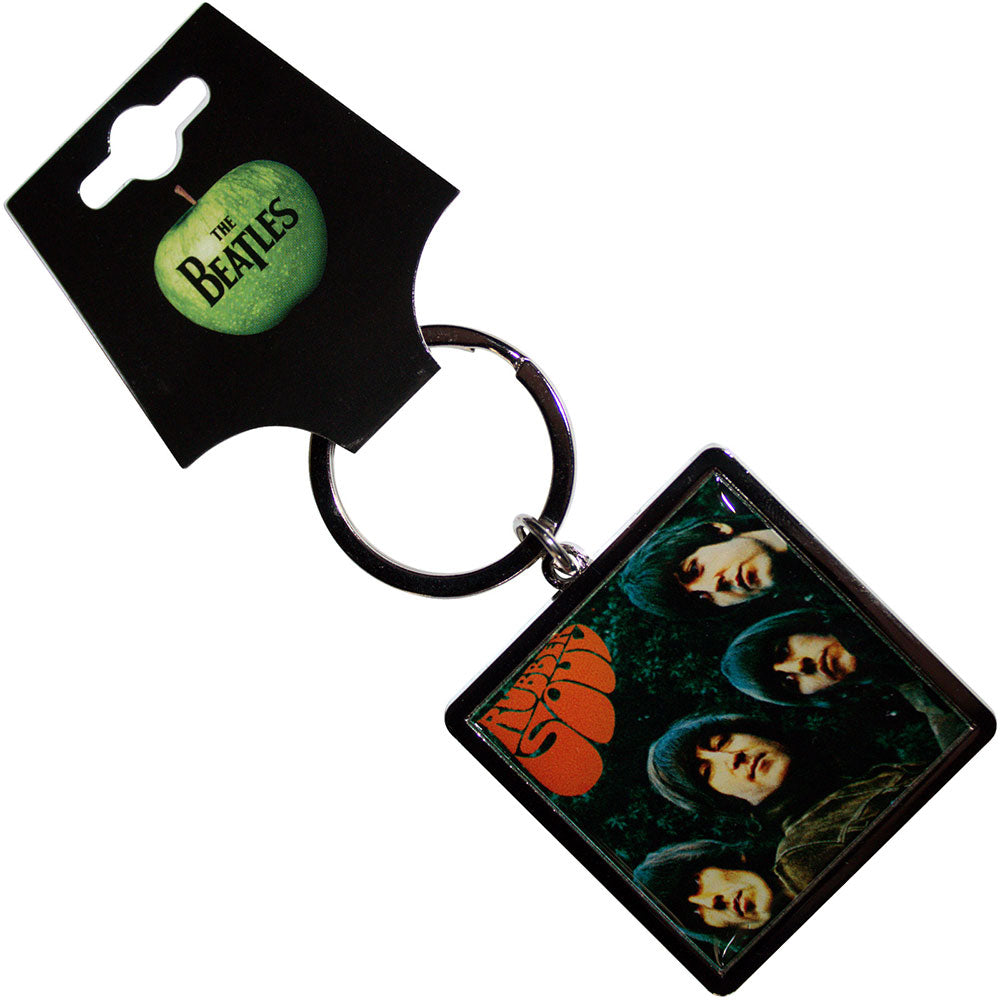 The Beatles Rubber Soul Album Photo Print Keychain