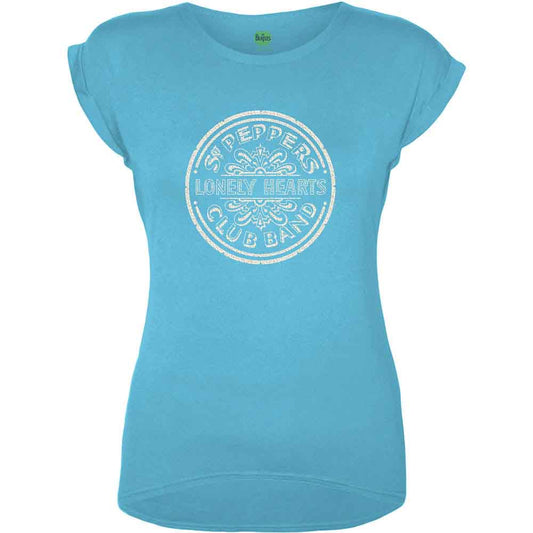 The Beatles Sgt Pepper Drum Womens T Shirt