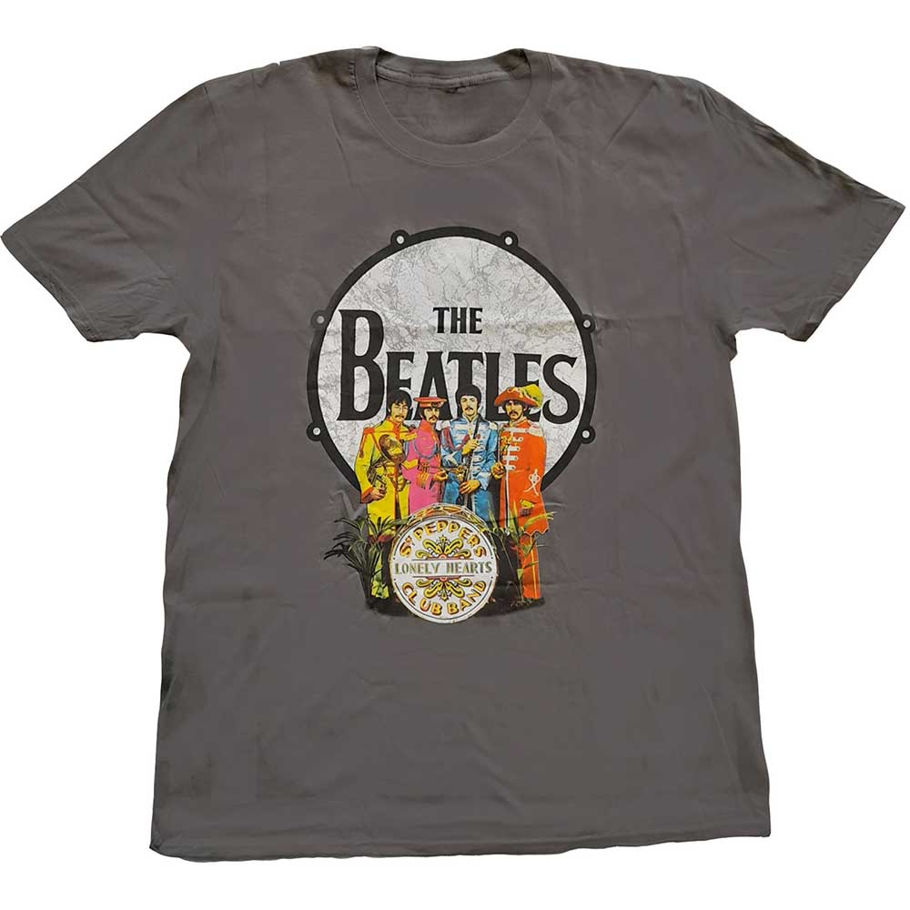 The Beatles Sgt Pepper & Drum Mens T Shirt