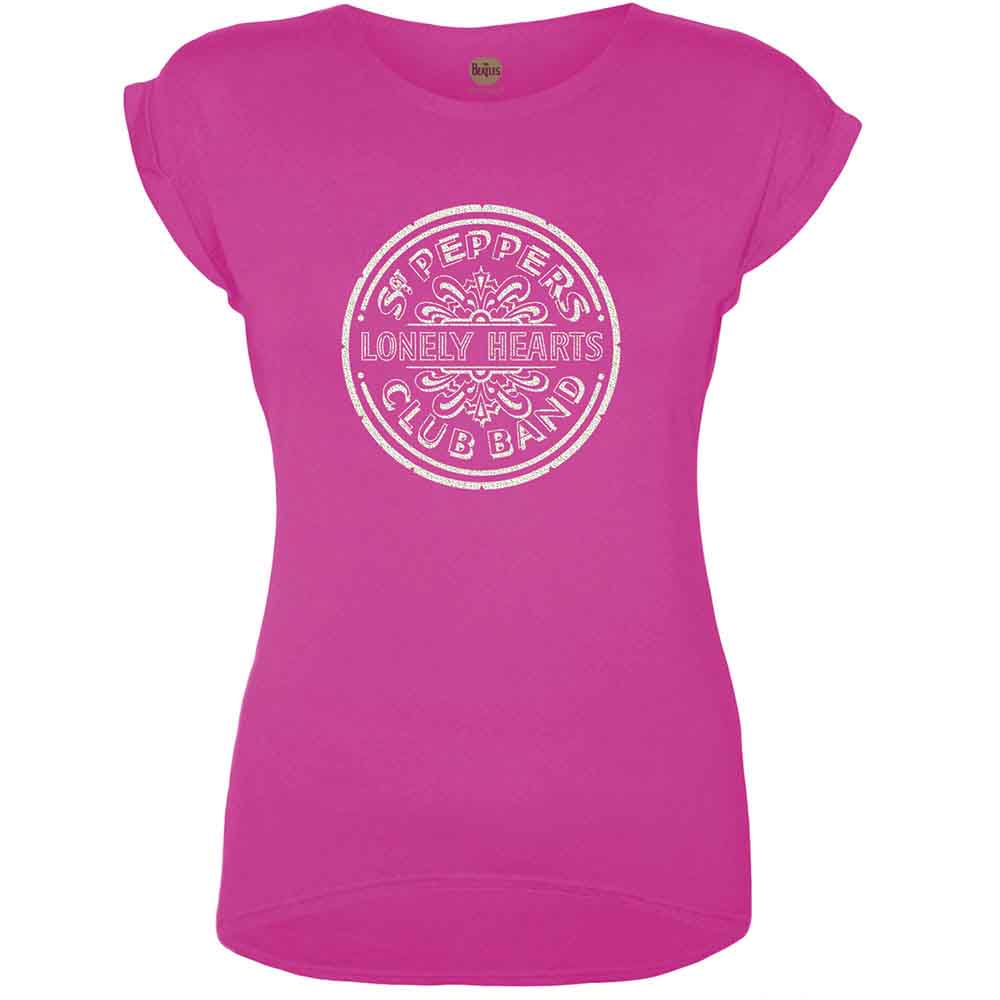 The Beatles Sgt Pepper Drum Womens T Shirt