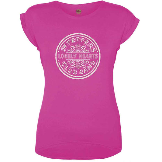 The Beatles Sgt Pepper Drum Womens T Shirt