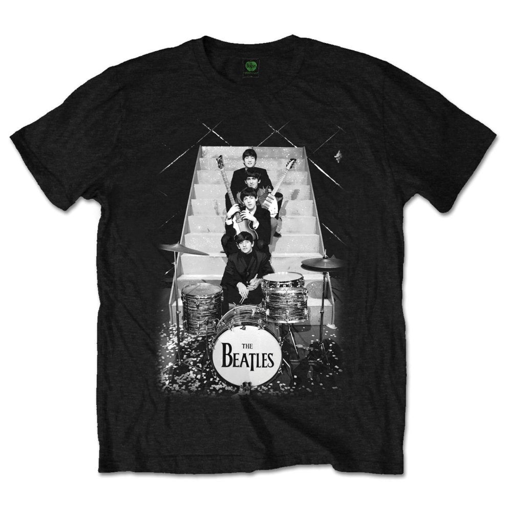 The Beatles Stage Stairs Mens T Shirt