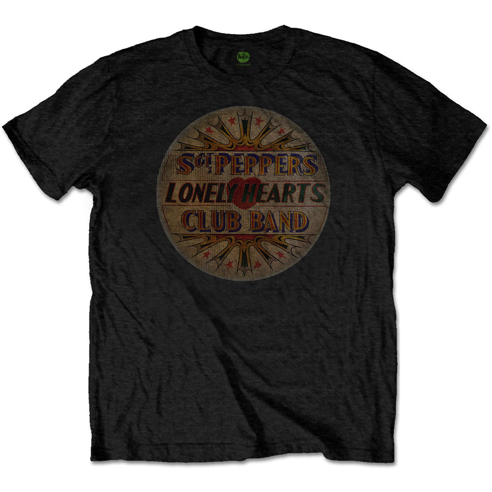 The Beatles Vintage Drum Head Mens T Shirt