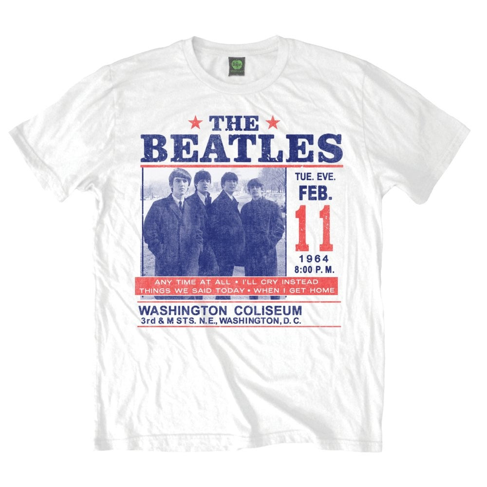 The Beatles Washington Coliseum Mens T Shirt