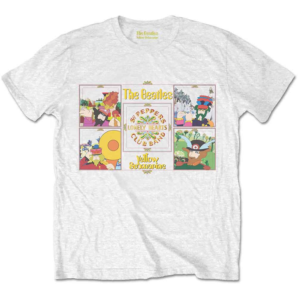 The Beatles Yellow Submarine Sgt Pepper Band Mens T Shirt