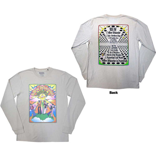 The Beatles Yellow Submarine Tracklist Long Sleeve Shirt