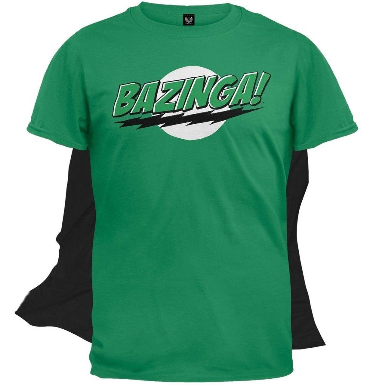 The Big Bang Theory Bazinga! T Shirt with Attachable Cape