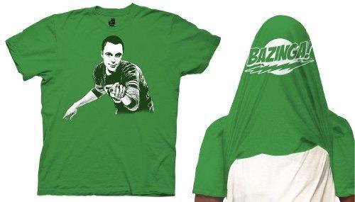 The Big Bang Theory Sheldon Cooper Bazinga Flip T Shirt