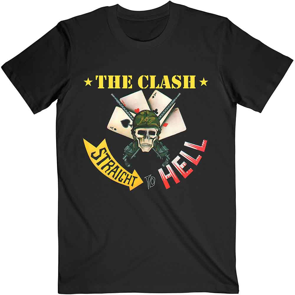 The Clash Straight To Hell Single Mens T Shirt