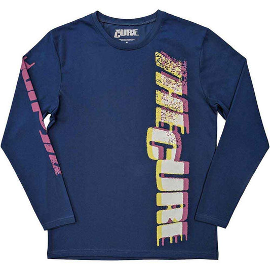 The Cure Glitched Logo Long Sleeve Shirt