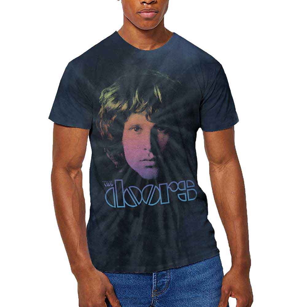 The Doors Jim Halftone Gradient Mens T Shirt
