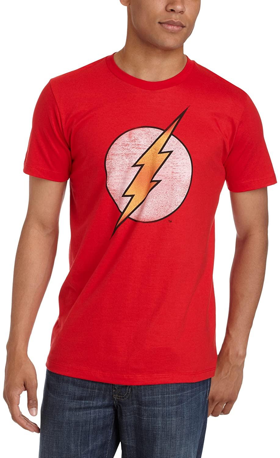 The Flash Lightning Bolt Faded Logo T Shirt